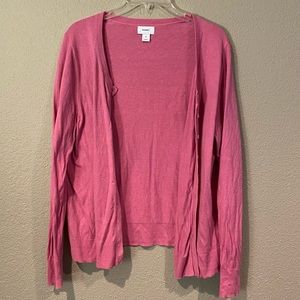 Old Navy XL Bubble Gum Pink Cardigan